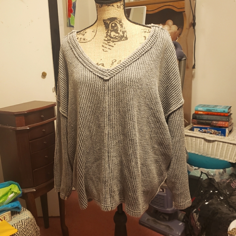 Oversized free people sweater